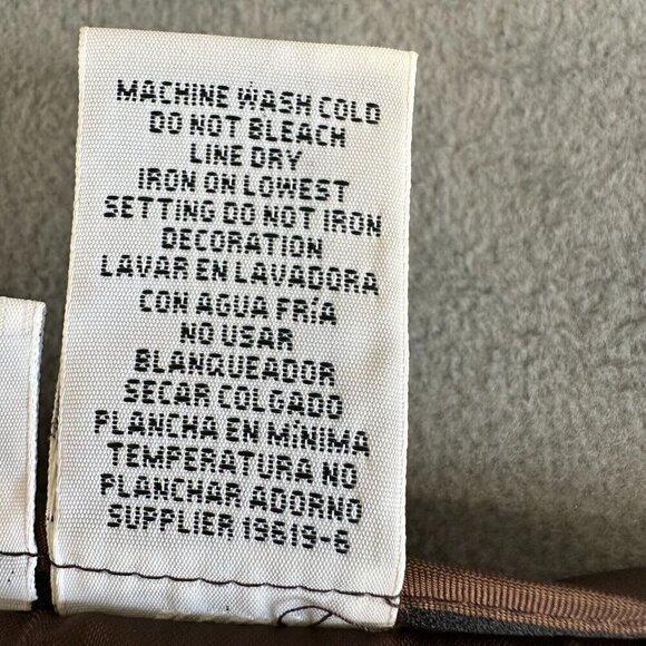 Academia Y2K Mixit Plaid Knee Length Skirt Sz 10 Brown - Picture 9 of 9